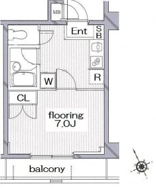 グランヴァン阿佐ヶ谷IIの間取り図
