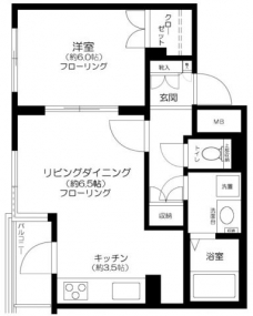 藤和シティコープ桜新町の間取り図