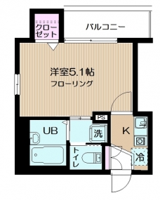 フェリーチェ早稲田の間取り図