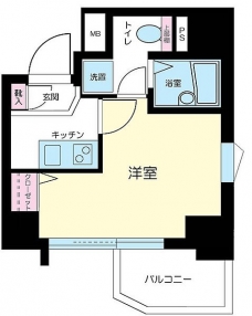メインステージ白山の間取り図