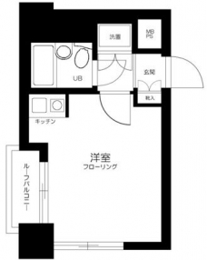 ライオンズマンション中野東の間取り図
