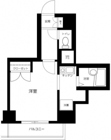 サンテミリオン芦花公園の間取り図