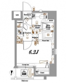 アクサス桜台Sta.の間取り図