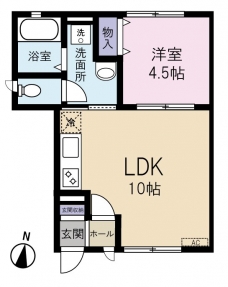 Casa　Lirioの間取り図