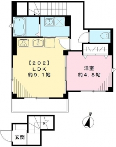 ソラーナ新宿の間取り図