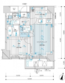 メインステージ九段下の間取り図