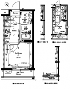 アークマーク目黒不動前の間取り図