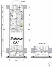 メインステージ自由が丘の間取り図