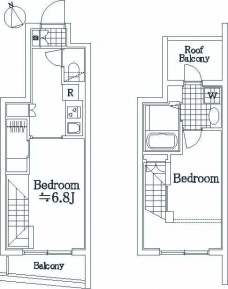 プレール・ドゥーク練馬NORTH CITY LAの間取り図