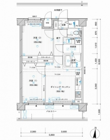 メインステージ押上IVの間取り図