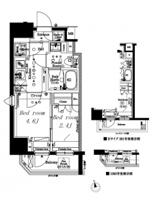 ARK MARK国分寺の間取り図