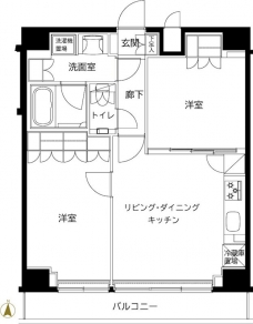 ルーブル東武練馬弐番館の間取り図