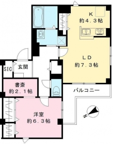 Habitat　Kamadaの間取り図