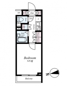 プレール・ドゥーク練馬NORTH CITY LAの間取り図