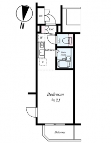 OLIO上北沢の間取り図