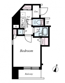 パークウェル代田橋の間取り図