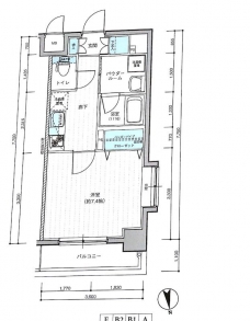 メインステージ西葛西IIの間取り図