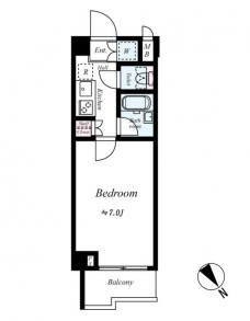 ルーブル上池台弐番館の間取り図