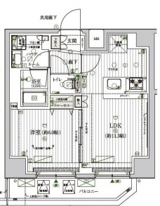 メインステージ北千住VIIの間取り図