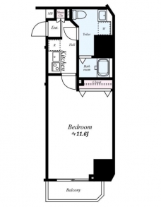 GENOVIA渋谷笹塚skygardenの間取り図