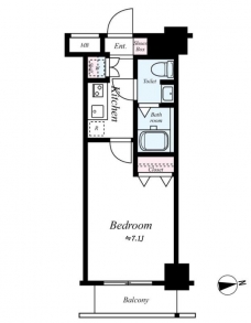 エクシム大森の間取り図