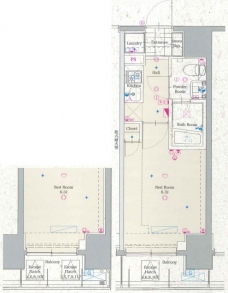 グラントゥルース練馬3の間取り図