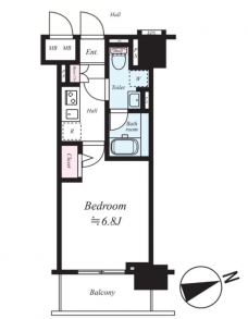 メインステージ蒲田Vの間取り図
