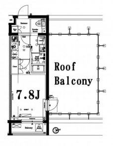 アクサス中野中央の間取り図
