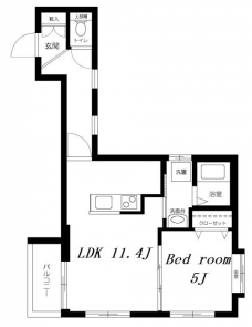 BLESS SETAGAYAの間取り図