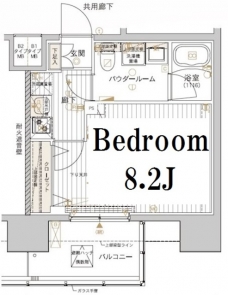 メインステージ東日暮里の間取り図
