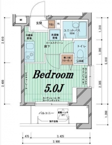 メインステージ白山の間取り図