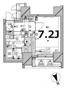 メインステージ西荻窪IIの間取り図