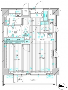 メインステージ高円寺の間取り図