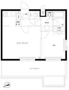 ルーブル南馬込弐番館の間取り図