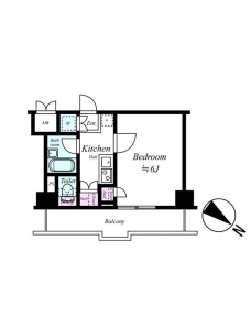 ルーブル下丸子弐番館の間取り図