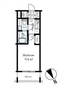 プレミアムキューブ大崎の間取り図