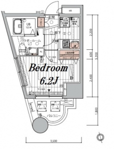メインステージ北千住IIの間取り図