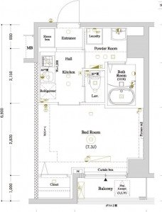 アークマーク田端GRの間取り図