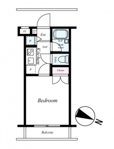 グラントゥルース目黒花房山の間取り図