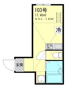 グラン・ポゾ大井町の間取り図