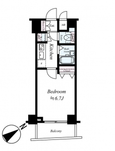ステージファースト三軒茶屋IIの間取り図