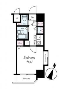 フェニックス幡ヶ谷壱番館の間取り図