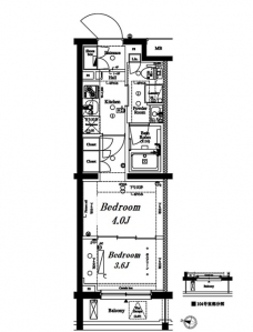 アークマーク新中野の間取り図