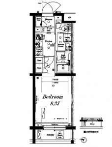 アークマーク新中野の間取り図