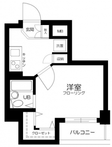 スパシエルクス目黒の間取り図