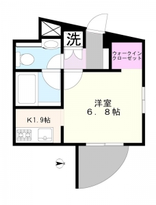 プラザ中落合の間取り図