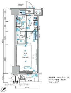 メインステージ小竹向原の間取り図