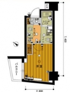 スカイコート池袋第7の間取り図