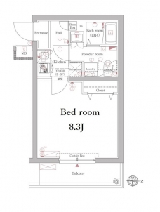 アクサス池上Sta．の間取り図