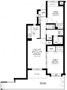 ベルハイム下北沢の間取り図